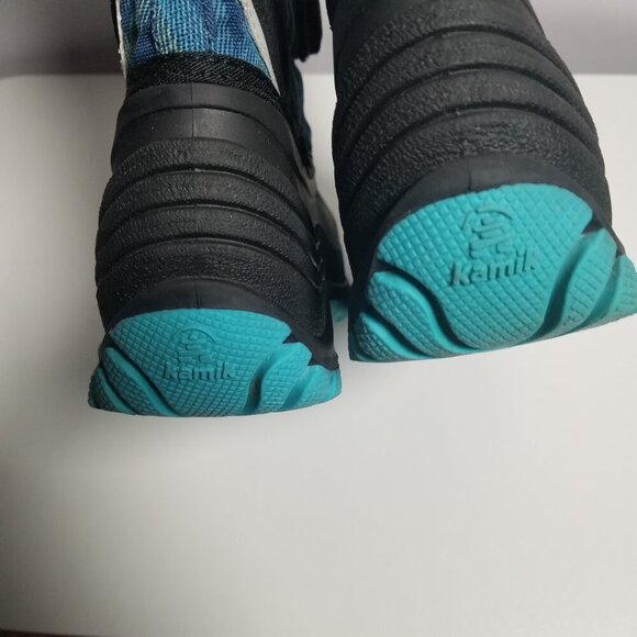 Kamik Big Kids Waterproof Snowfall Snow Boots Sz 7 - Picture 4 of 12